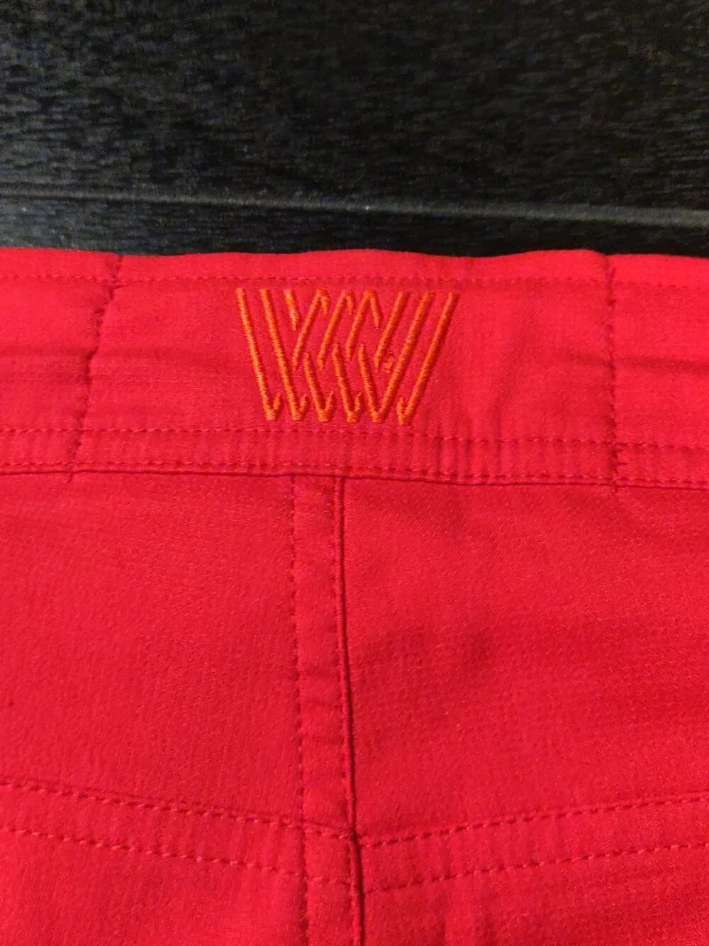 Mack Weldon Swim Board Short In No Fear Red Men's SIZE 35/36